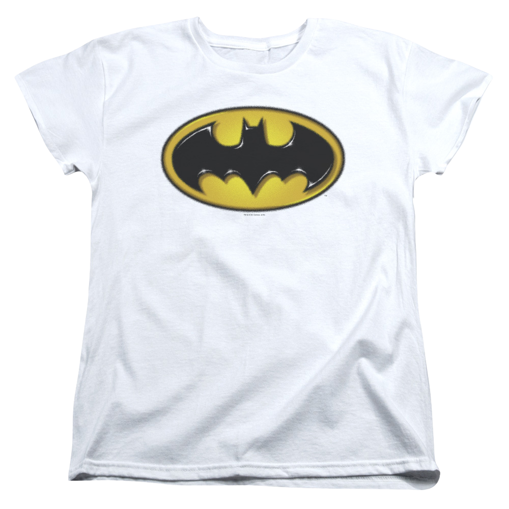 Batman Airbrush Bat Symbol - Women's T-Shirt Women's T-Shirt Batman   