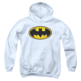 Dc Batman Airbrush Bat Symbol - Youth Hoodie Youth Hoodie (Ages 8-12) Batman   