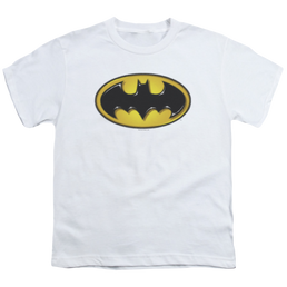 DC Batman Airbrush Bat Symbol - Youth T-Shirt Youth T-Shirt (Ages 8-12) Batman   