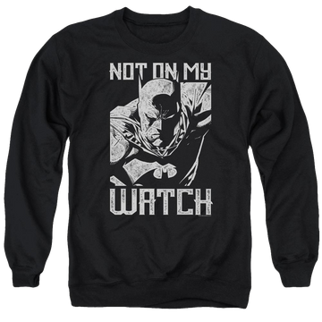 Batman Watch - Men's Crewneck Sweatshirt Men's Crewneck Sweatshirt Batman   
