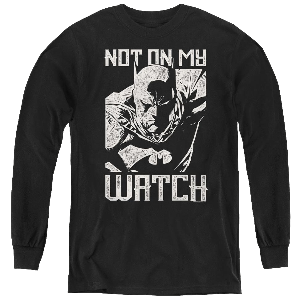 Dc Batman Watch - Youth Long Sleeve T-Shirt Youth Long Sleeve T-Shirt Batman   