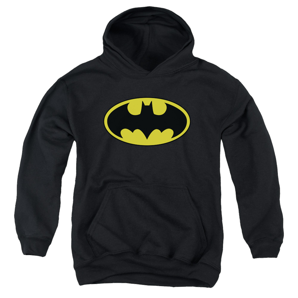 DC Batman Batman Classic Logo - Youth Hoodie Youth Hoodie (Ages 8-12) Batman   