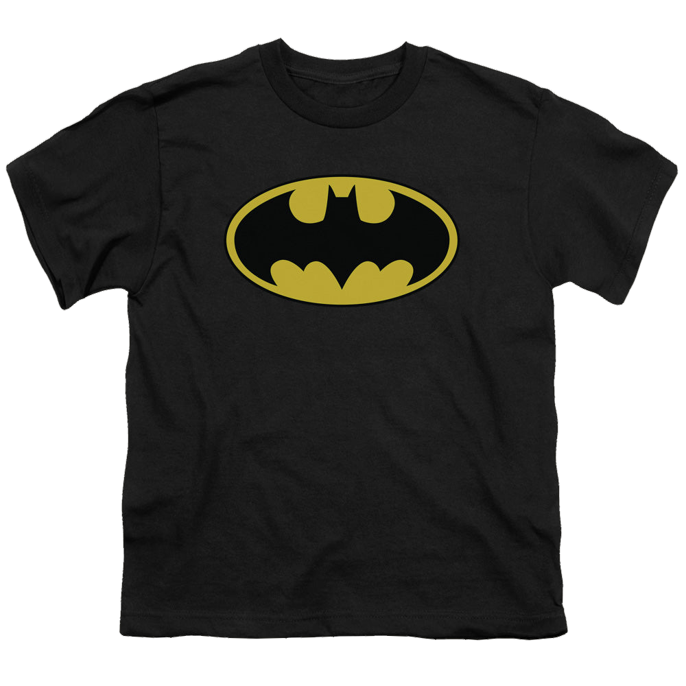 DC Batman Batman Classic Logo - Youth T-Shirt Youth T-Shirt (Ages 8-12) Batman   