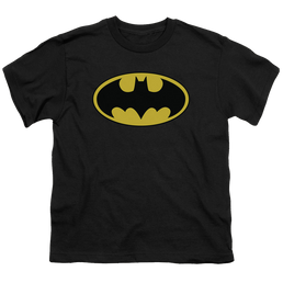 DC Batman Batman Classic Logo - Youth T-Shirt Youth T-Shirt (Ages 8-12) Batman   