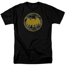 Batman Vintage Symbol Collage - Men's Regular Fit T-Shirt Men's Regular Fit T-Shirt Batman   