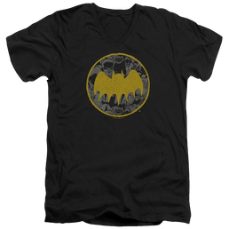 Batman Vintage Symbol Collage - Men's V-Neck T-Shirt Men's V-Neck T-Shirt Batman   