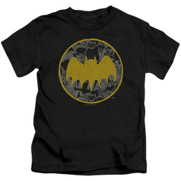 DC Batman Vintage Symbol Collage - Kid's T-Shirt Kid's T-Shirt (Ages 4-7) Batman   