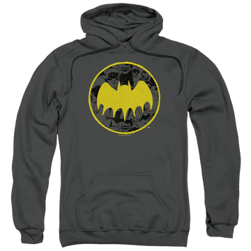 DC Batman Vintage Symbol Collage - Pullover Hoodie Pullover Hoodie Batman   