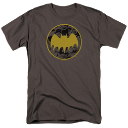 Dc Batman Vintage Symbol Collage - Men's Regular Fit T-Shirt Men's Regular Fit T-Shirt Batman   