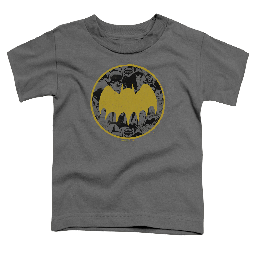 DC Batman Vintage Symbol Collage - Kid's T-Shirt Kid's T-Shirt (Ages 4-7) Batman   