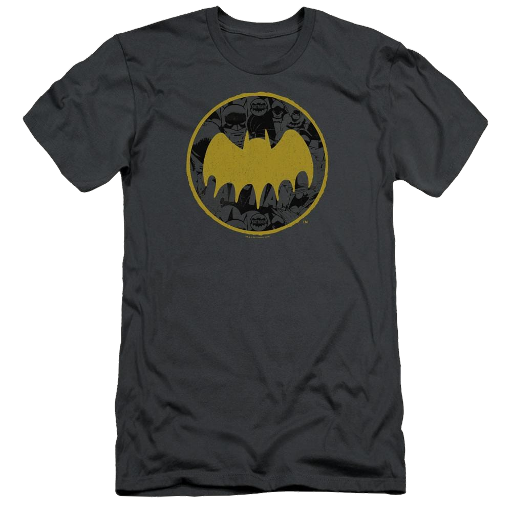 Batman Vintage Symbol Collage - Men's Slim Fit T-Shirt Men's Slim Fit T-Shirt Batman   