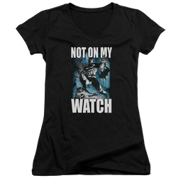 Batman Not On My Watch - Juniors V-Neck T-Shirt Juniors V-Neck T-Shirt Batman   
