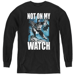 Dc Batman Not On My Watch - Youth Long Sleeve T-Shirt Youth Long Sleeve T-Shirt Batman   