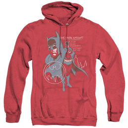 Dc Batman Lean And Muscular - Heather Pullover Hoodie Heather Pullover Hoodie Batman   
