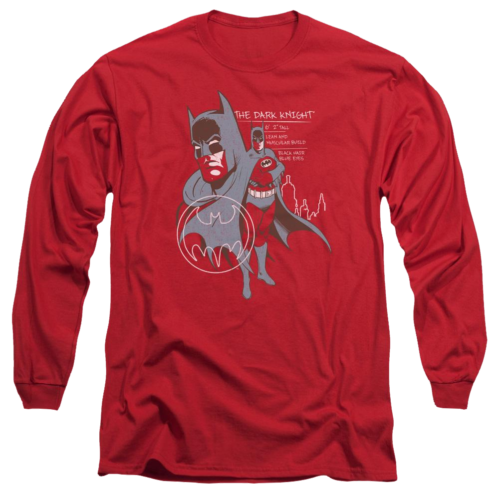 Batman Lean And Muscular - Men's Long Sleeve T-Shirt Men's Long Sleeve T-Shirt Batman   
