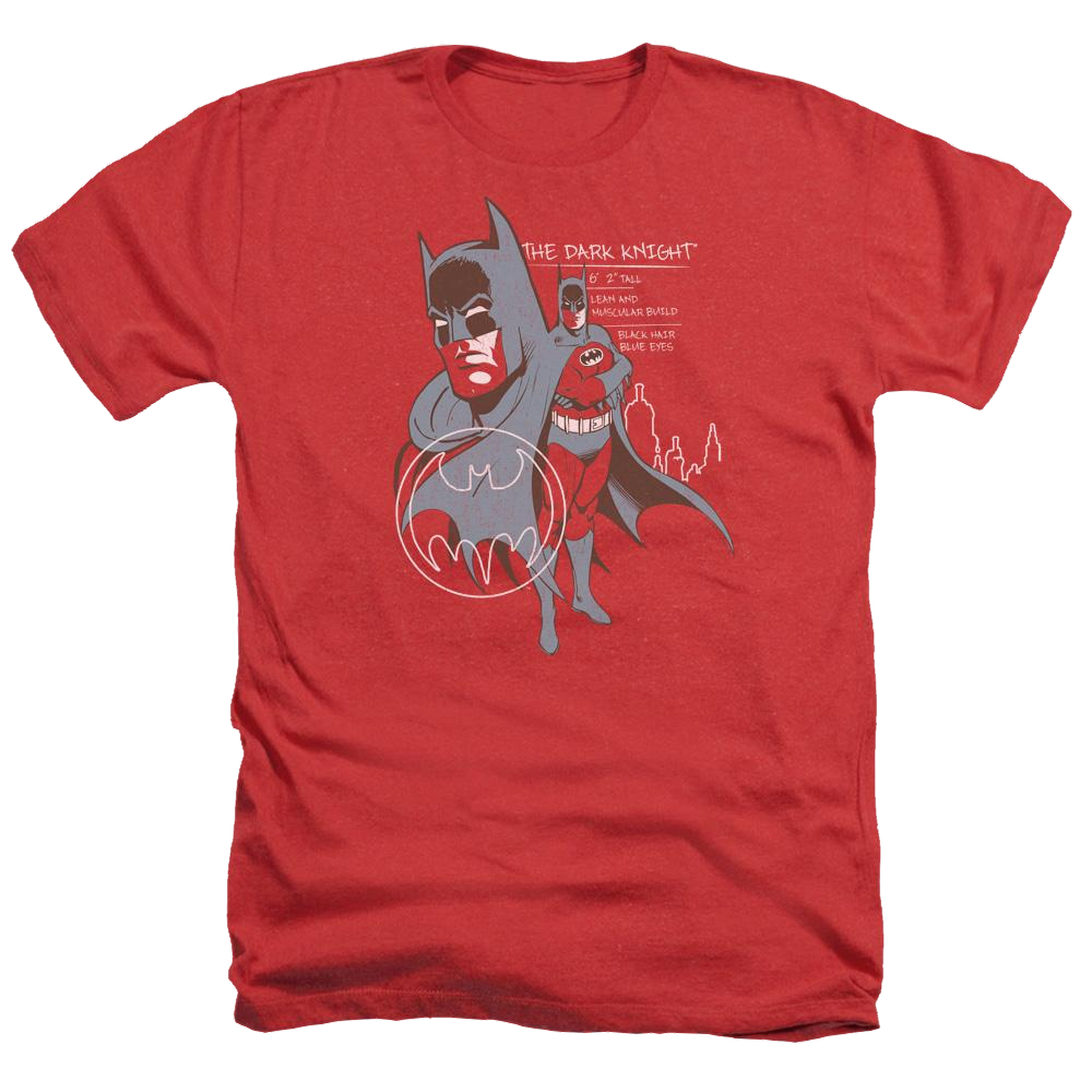 Batman Lean And Muscular - Men's Heather T-Shirt Men's Heather T-Shirt Batman   