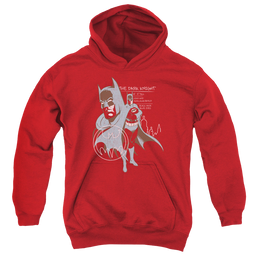 DC Batman Lean And Muscular - Youth Hoodie Youth Hoodie (Ages 8-12) Batman   
