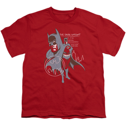 DC Batman Lean And Muscular - Youth T-Shirt Youth T-Shirt (Ages 8-12) Batman   