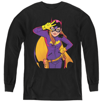 Batgirl Batgirl Moves - Youth Long Sleeve T-Shirt Youth Long Sleeve T-Shirt Batman   