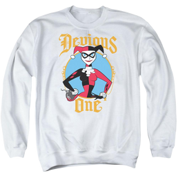 Batman Devious One - Men's Crewneck Sweatshirt Men's Crewneck Sweatshirt Harley Quinn   