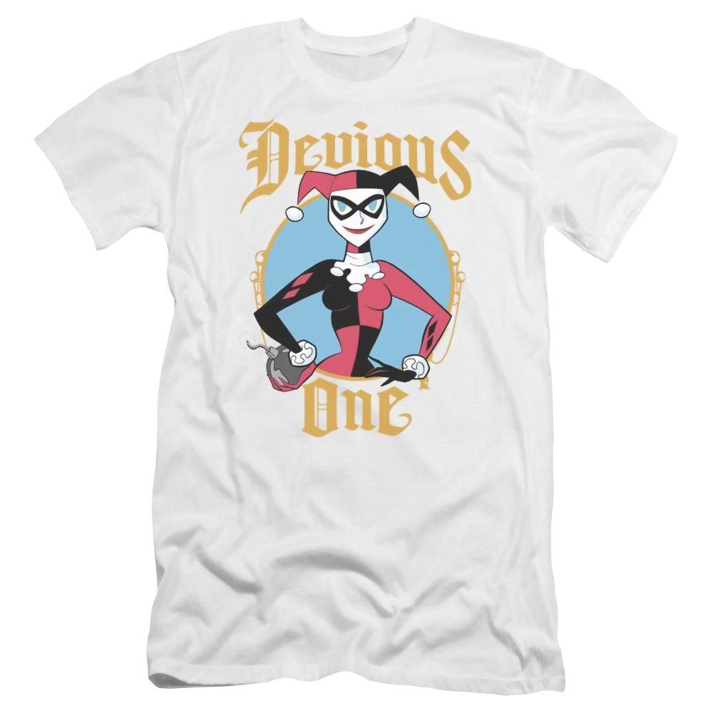 Batman Devious One - Men's Premium Slim Fit T-Shirt Men's Premium Slim Fit T-Shirt Harley Quinn   