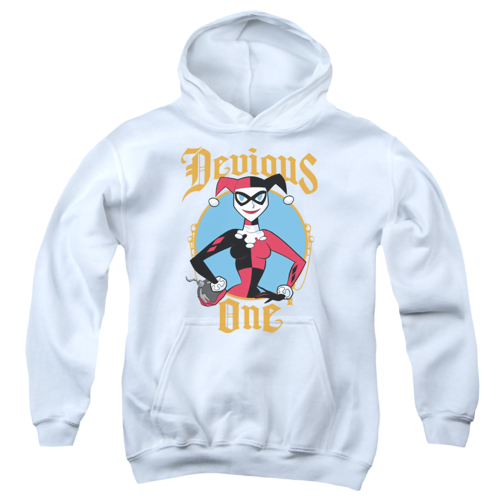 Harley Quinn Devious One - Youth Hoodie Youth Hoodie (Ages 8-12) Harley Quinn   