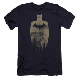 Batman Gold Silhouette - Men's Premium Slim Fit T-Shirt Men's Premium Slim Fit T-Shirt Batman   