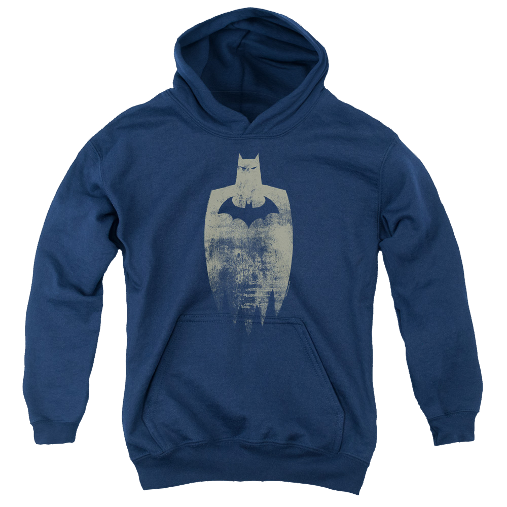 DC Batman Gold Silhouette - Youth Hoodie Youth Hoodie (Ages 8-12) Batman   