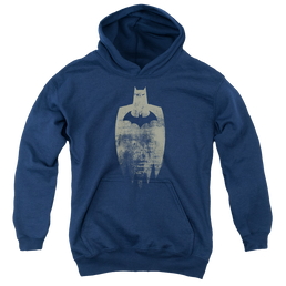 DC Batman Gold Silhouette - Youth Hoodie Youth Hoodie (Ages 8-12) Batman   