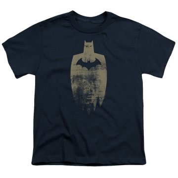 DC Batman Gold Silhouette - Youth T-Shirt Youth T-Shirt (Ages 8-12) Batman   