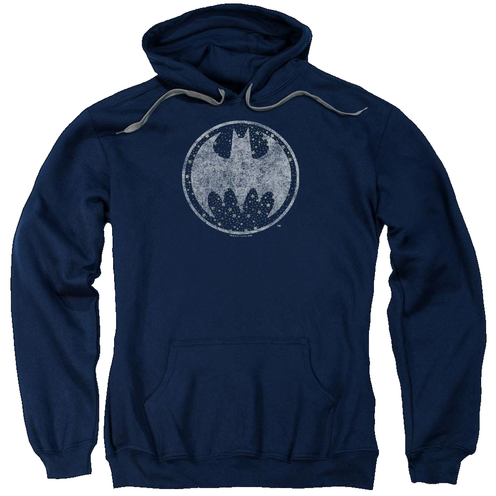 Batman Starry Night Shield - Pullover Hoodie Pullover Hoodie Batman   