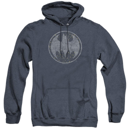 Dc Batman Starry Night Shield - Heather Pullover Hoodie Heather Pullover Hoodie Batman   