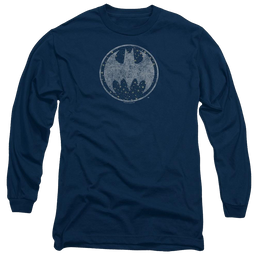Batman Starry Night Shield - Men's Long Sleeve T-Shirt Men's Long Sleeve T-Shirt Batman   