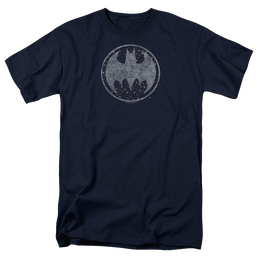 Batman Starry Night Shield - Men's Regular Fit T-Shirt Men's Regular Fit T-Shirt Batman   