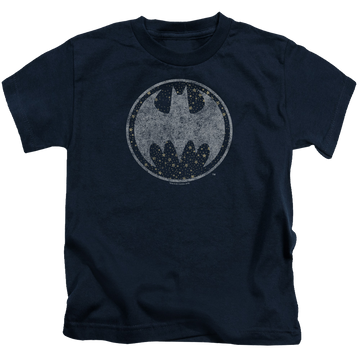 DC Batman Starry Night Shield - Kid's T-Shirt Kid's T-Shirt (Ages 4-7) Batman   