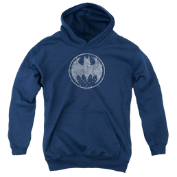 DC Batman Starry Night Shield - Youth Hoodie Youth Hoodie (Ages 8-12) Batman   