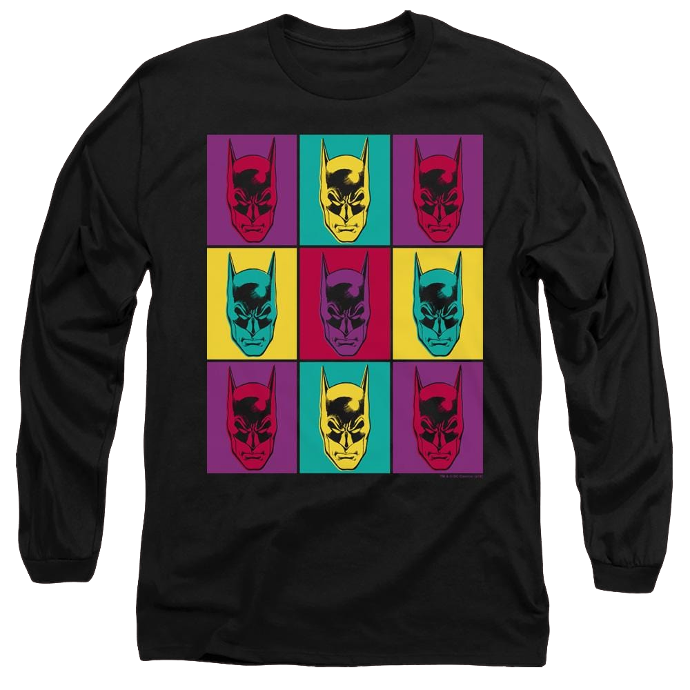 Dc Batman Warhol Batman - Men's Long Sleeve T-Shirt Men's Long Sleeve T-Shirt Batman   