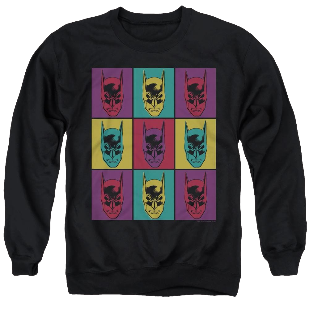 Dc Batman Warhol Batman - Men's Crewneck Sweatshirt Men's Crewneck Sweatshirt Batman   