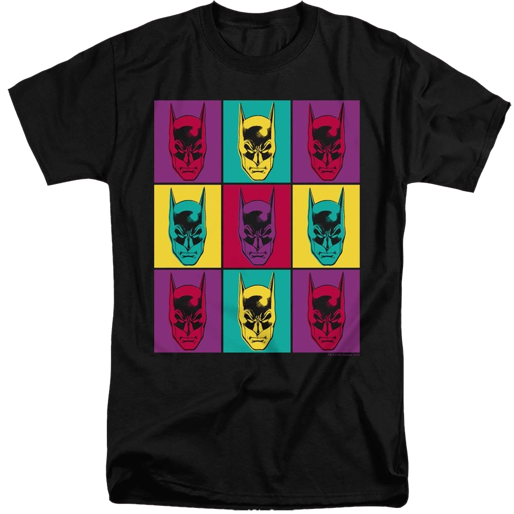 Dc Batman Warhol Batman - Men's Tall Fit T-Shirt Men's Tall Fit T-Shirt Batman   