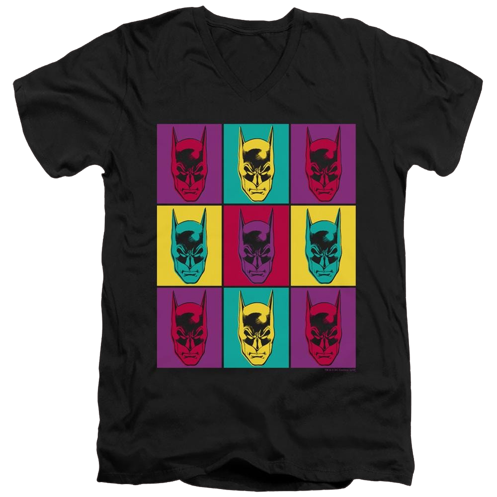 Dc Batman Warhol Batman - Men's V-Neck T-Shirt Men's V-Neck T-Shirt Batman   