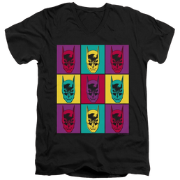 Dc Batman Warhol Batman - Men's V-Neck T-Shirt Men's V-Neck T-Shirt Batman   
