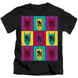 Dc Batman Warhol Batman - Kid's T-Shirt Kid's T-Shirt (Ages 4-7) Batman   
