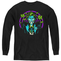Joker, The Hahaha - Youth Long Sleeve T-Shirt Youth Long Sleeve T-Shirt Joker   
