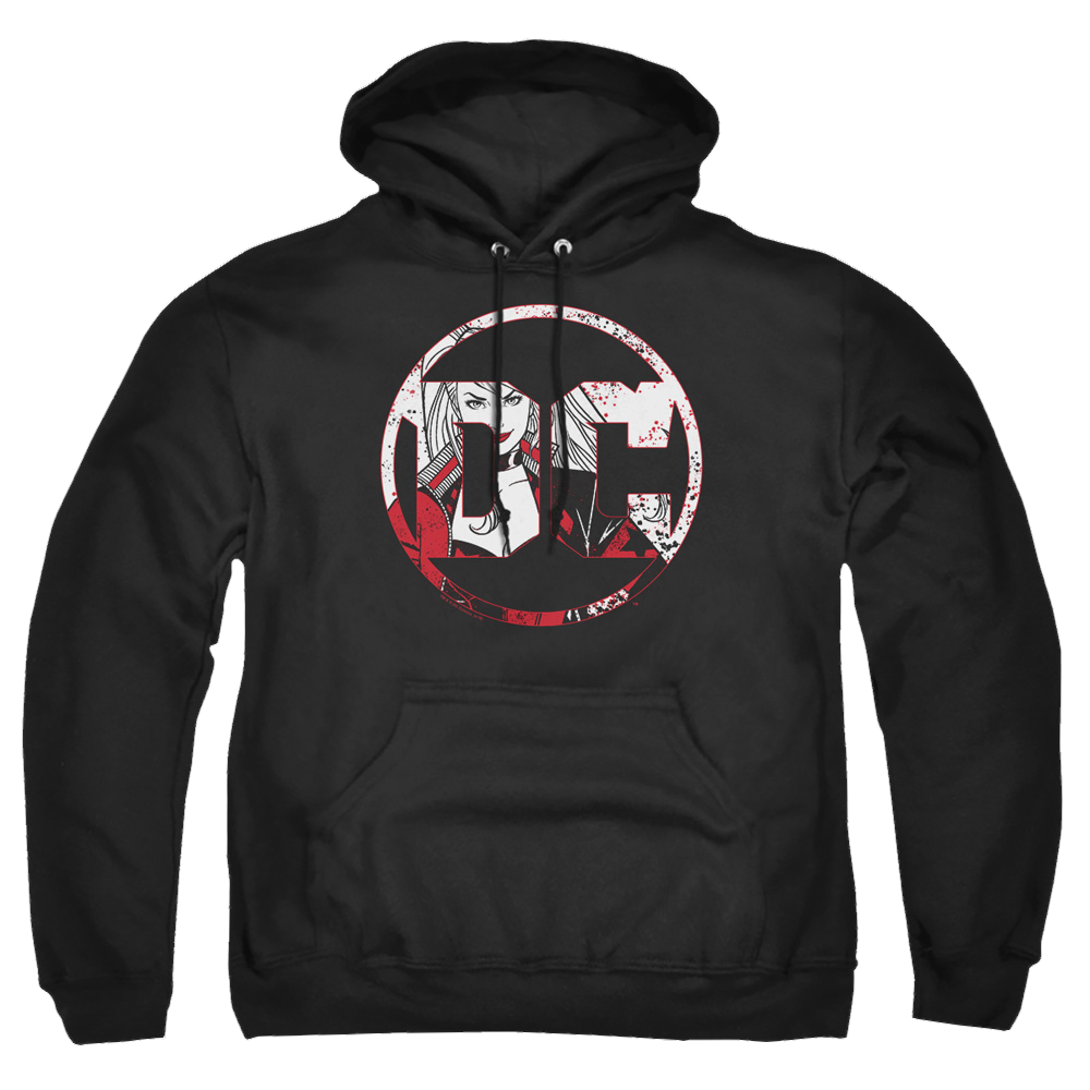 Harley Quinn Dc Logo Harley - Pullover Hoodie Pullover Hoodie Harley Quinn   