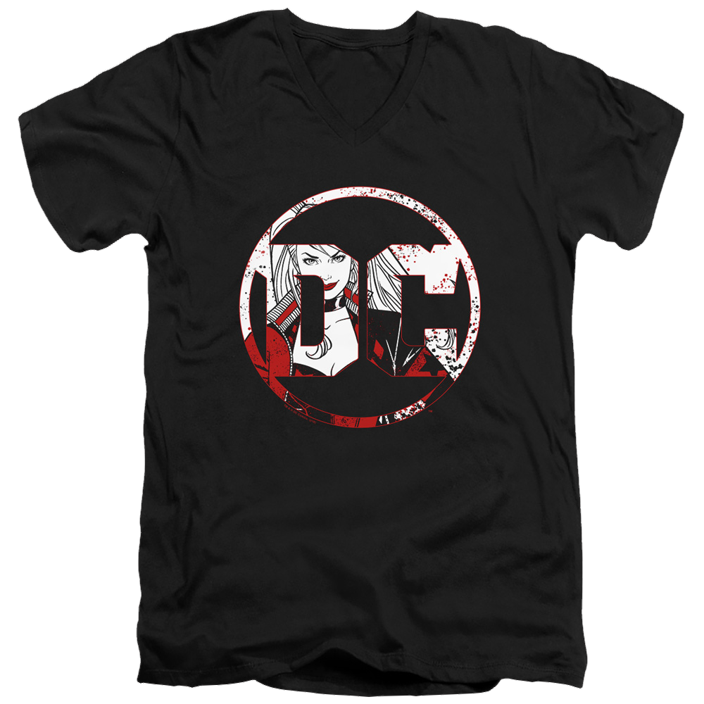 Harley Quinn Dc Logo Harley - Men's V-Neck T-Shirt Men's V-Neck T-Shirt Harley Quinn   