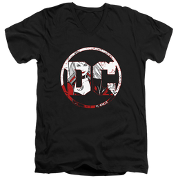 Harley Quinn Dc Logo Harley - Men's V-Neck T-Shirt Men's V-Neck T-Shirt Harley Quinn   