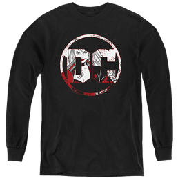 Harley Quinn Dc Logo Harley - Youth Long Sleeve T-Shirt Youth Long Sleeve T-Shirt Harley Quinn   