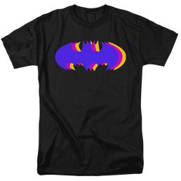 Dc Batman Tri Colored Symbol - Men's Regular Fit T-Shirt Men's Regular Fit T-Shirt Batman   