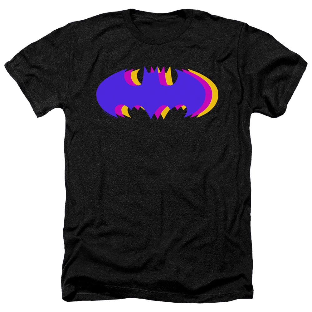 DC Batman Tri Colored Symbol - Men's Heather T-Shirt Men's Heather T-Shirt Batman   