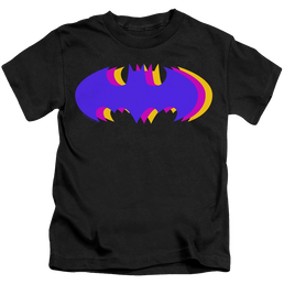Dc Batman Tri Colored Symbol - Kid's T-Shirt Kid's T-Shirt (Ages 4-7) Batman   